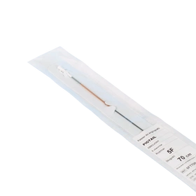 Kateter do angiografii zbrojony 5F 70 cm zagięty