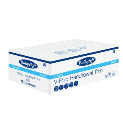 Ręcznik V-Fold, biały 21 x 21 cm <br>(3 150 szt.) Classic - BulkySoft