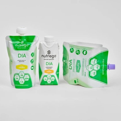 Nutrego DIA 12 x 500 ml o smaku neutralnym do zgłębnika / PEG [KRÓTKA DATA]
