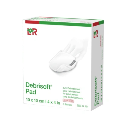 Debrisoft Pad 10 x 10 cm opatrunek do opracowania ran ( 1 szt.) - L&R