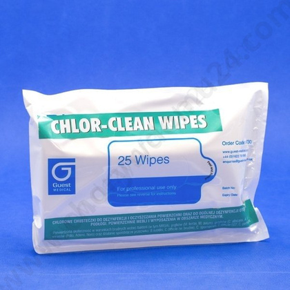 Chlorclean Wipes 25 szt.