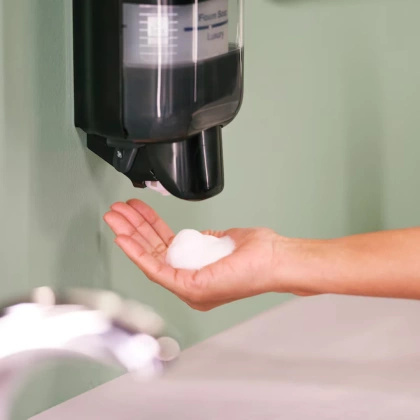 Dozownik do mydła w pianie, czarny, S5 Tork