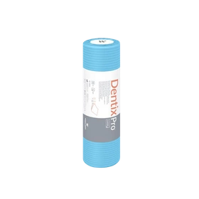 Serwety podfoliowane w rolce 33 cm x 19,2 m, perforacja co 48 cm - DentixPro, niebieskie