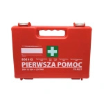 Apteczka K13 z wieszakiem ściennym DIN 13164 + aparat do sztucznego oddychania