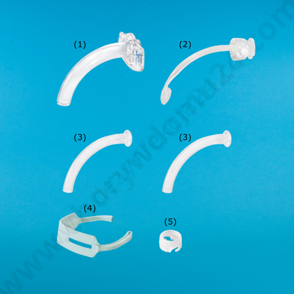 Rurka tracheostomijna KAN Nr 5,0 bez mankietu - Zestaw II