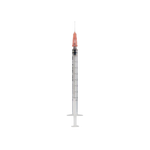 Strzykawka trzyczęściowa 1 ml do insuliny U-40 z igłą 0,4 x 13 mm (100 szt.) - KD-JECT