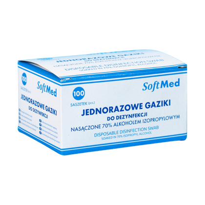 Gaziki do dezynfekcji 6 x 6 cm (100 szt.) UroMed