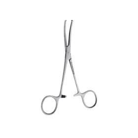 Kleszczyki Kocher 14 cm, zakrzywione, sterylne