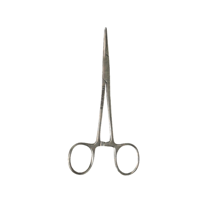 Kleszcze hemostatyczne Halstead, bez zębów, 14 cm, zakrzywione, sterylne