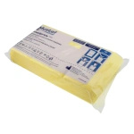 Śliniak stomatologiczny z kieszenią (50 szt.) - żółty