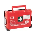 Apteczka BD.2 z wieszakiem ściennym DIN 13157 + aparat do sztucznego oddychania