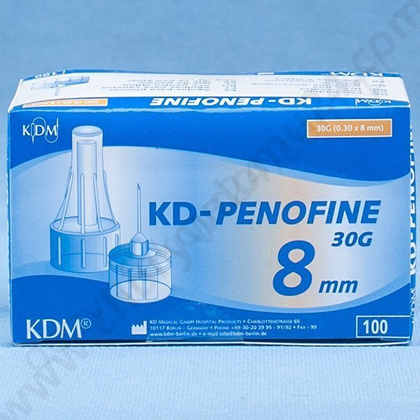 Igła do Pena 0,30 x 8 mm./ 30G (100 szt.) - KD Penofine