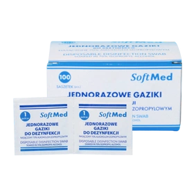 Gaziki do dezynfekcji 6 x 6 cm (100 szt.) UroMed