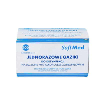Gaziki do dezynfekcji 6 x 6 cm (100 szt.) UroMed