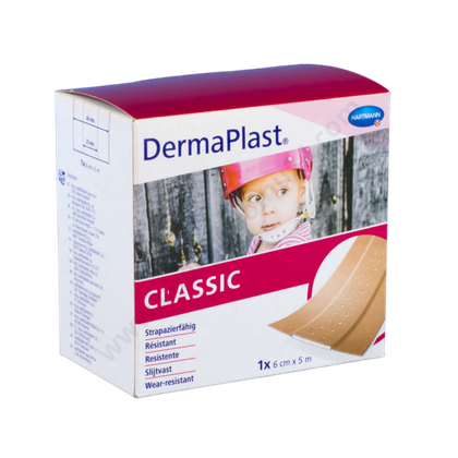 Plaster z opatrunkiem DermaPlast Classic 6 cm x 5 m