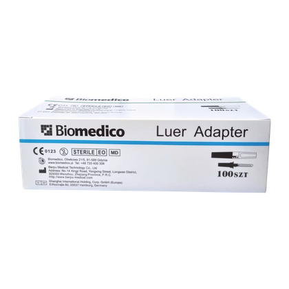 Adapter typu Luer z zaworem IMP 0,8 x 17 mm (100 szt.) - Improve