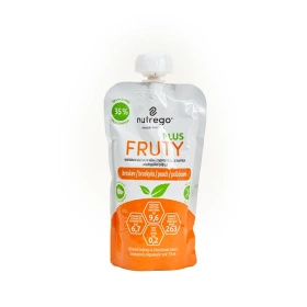 Nutrego FRUTY PLUS 4 x 175 ml z zawartością brzoskwini