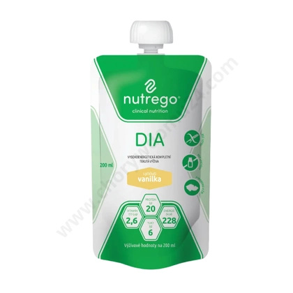 Nutrego DIA wanilia 200 ml (12 szt.)