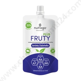 Nutrego FRUTY PLUS 175 ml jagoda (4 szt.)