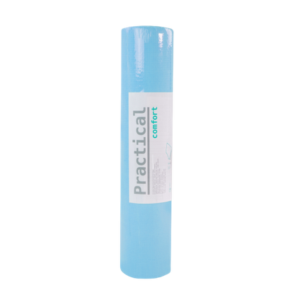 Podkład podfoliowany w rolce 50 cm x 40 m, perforacja co 50 cm - Practical Comfort, NIEBIESKI