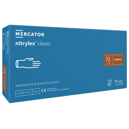 NITRYLEX CLASSIC - Rękawice nitrylowe bezpudrowe (100 szt.)