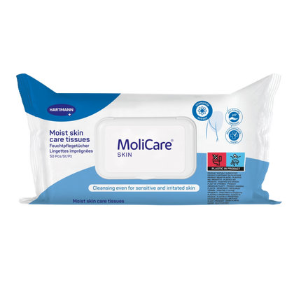 Chusteczki oczyszczające MoliCare Skin (50 szt.) - Hartmann