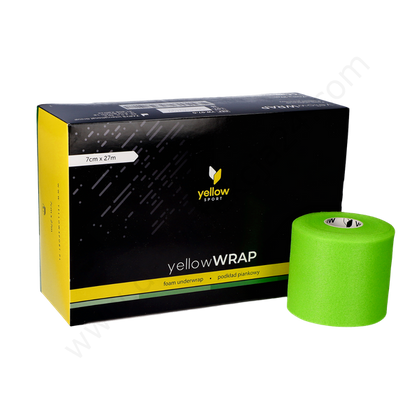 yellowWrap - podkład piankowy 7cm x 27m - zielony (6 szt.)