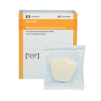 Opatrunek piankowy Kendall AMD z wycięciem 8,9 cm x 7,6 cm (1 szt.) - Covidien