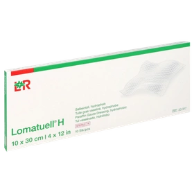 Lomatuell H 10 x 30 cm. opatrunek gazowy z parafiną (10 szt.)