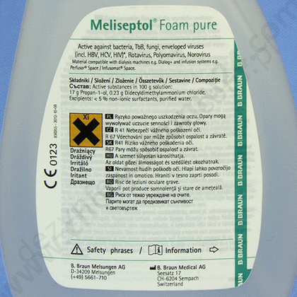 Meliseptol Foam Pure Spray 750 ml.