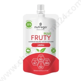 Nutrego FRUTY PLUS jabłko 175 ml (4 szt.)