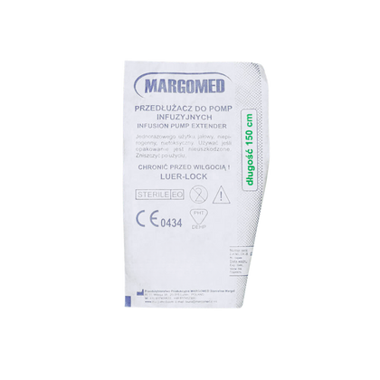 Przedłużacz do pomp infuzyjnych 150 cm. bursztynowy - Margomed