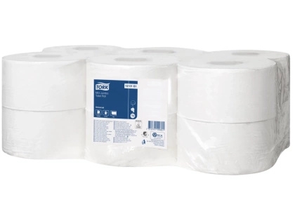 Papier toaletowy Universal, jednowarstwowy, 240m (12 rolek), Mini Jumbo, T2 120161 - Tork