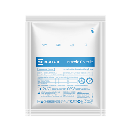NITRYLEX STERILE - rękawice nitrylowe bezpudrowe sterylne (1 para)