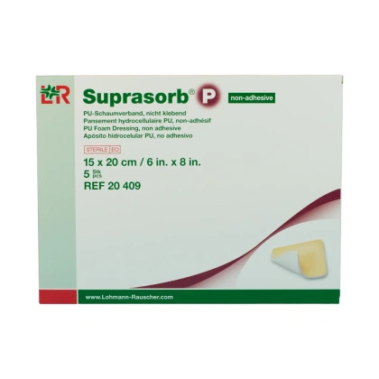 Opatrunek piankowy SUPRASORB P 15 x 20 cm, nieprzylepny (5 szt.)