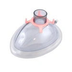 Maska anestetyczna z PCV Nr 1 z zaworkiem, z nadmuchanym kołnierzem 1 x uż.