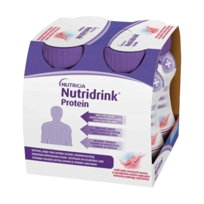 Nutridrink PROTEIN czerwone owoce 125 ml (4 szt.)