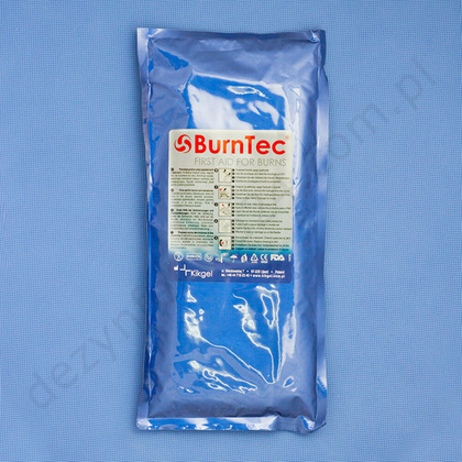 Opatrunek hydrożelowy ratunkowy na twarz BurnTec 25 x 25 cm.