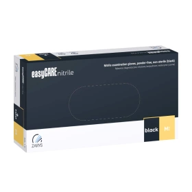 easyCARE rękawice nitrylowe bezpudrowe CZARNE (op. 100 szt.) 
