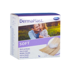 Plaster z opatrunkiem DermaPlast Soft 8 cm x 5 m