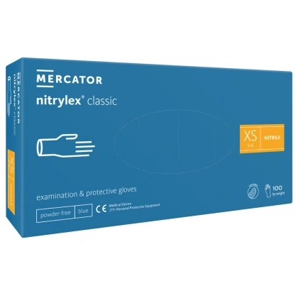 NITRYLEX CLASSIC - Rękawice nitrylowe bezpudrowe (100 szt.)