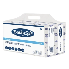 Ręcznik V-Fold, biały 24 x 21 cm <br>(3000 szt.) Classic - BulkySoft
