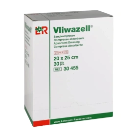 Vliwazell Sterile 20 x 25 cm. Opatrunek wysoce chłonny, STERYLNY (30 szt.)