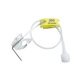 Igła do portu Surecan 20G/25 mm ze skrzydełkami, z drenem 20 cm (1 szt.) - Braun