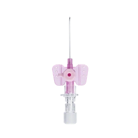 Kaniula Vasofix Certo 20G 1,1 x 33 mm różowa, z portem do iniekcji, widoczna w RTG - Braun