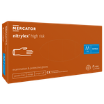 NITRYLEX HIGH RISK pomarańczowe rękawice nitrylowe (100 szt.)