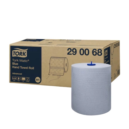 Ręcznik w roli, miękki, Matic, 150 m, niebieski (6 rolek), H1 - Tork