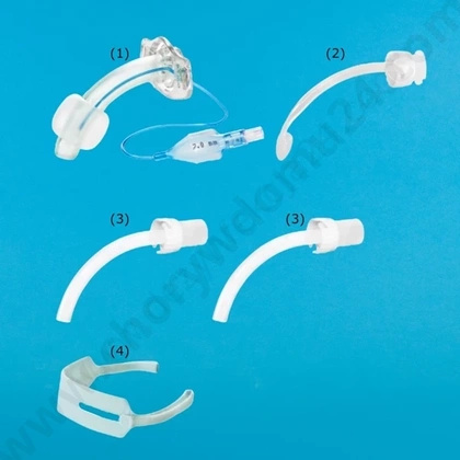 Rurka tracheostomijna KAN Nr 8,0 z mankietem - Zestaw II