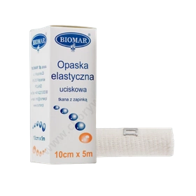 Opaska elastyczna z zapinką 10 cm x 5 m - Biomar