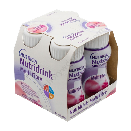 Nutridrink MULTI FIBRE truskawka 125 ml (4 szt.)